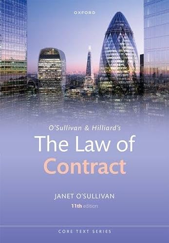 OʼSullivan & Hilliard's The Law of Contract von Oxford University Press